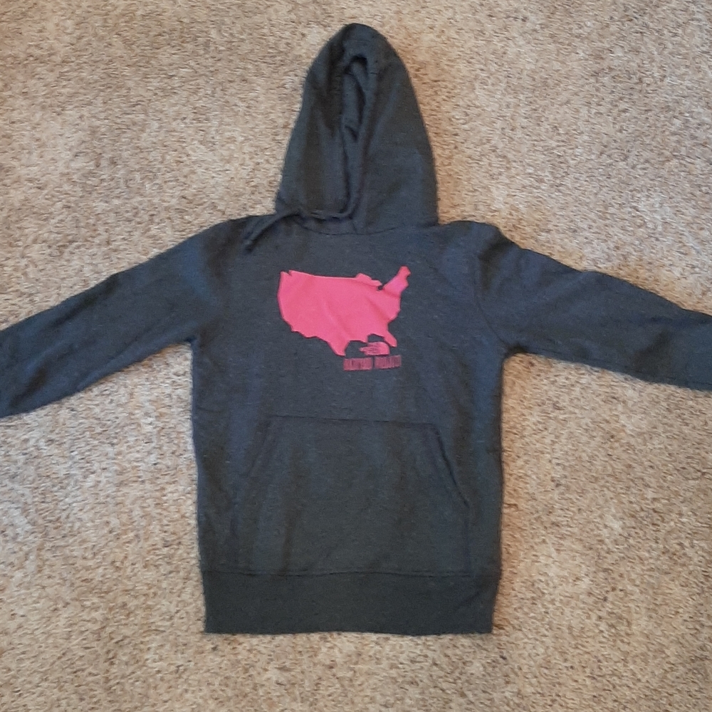 Small North Face sweatshirt